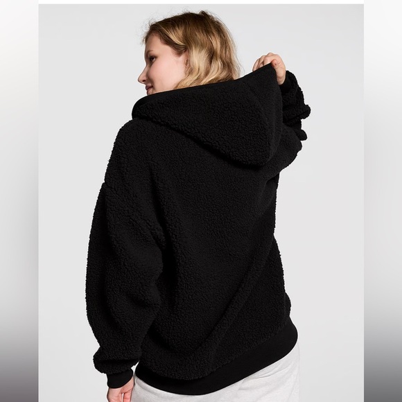 PINK Victoria Secret Cozy Fleece Pullover Hoodie - Picture 4 of 8